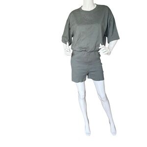 Zara sage green biker short jumper size L